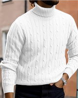 Rollkragenpullover Für Herren - Alessandro in Weiß