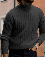 Rollkragenpullover Für Herren - Alessandro in Dunkelgrau