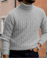 Rollkragenpullover Für Herren - Alessandro in Hellgrau