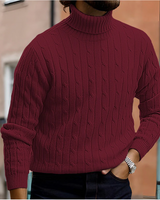Rollkragenpullover Für Herren - Alessandro in Rot