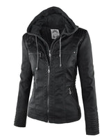 CLARA - ELEGANTE LEDERJACKE in Schwarz