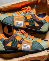 Mats | Bunte Retro-Sneaker in Orange