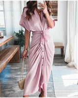 Julia - Luxuriöses Abendkleid für jeden Anlass in Rosa