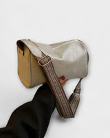 Schicke Schultertasche Damen in Beige