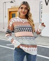 Vintage Damen Pullover - Sophie in Rosa