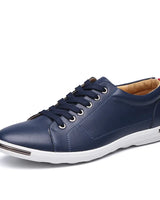 Veganer Leder-Sneaker - Homero in Blau