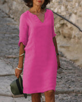 Sara - Stylisches Sommerkleid in Lila