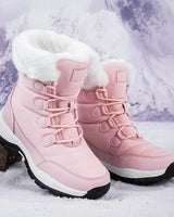 Nordika™-Stiefel mit kuscheligem Futter und rutschfester Sohle / Sicherheit und Wärme für extreme Kälte! in Pink