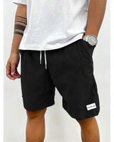 Geo | Bequeme Shorts in Schwarz