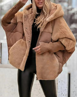 Berlin™ Jacke mit hochwertiger Puffer- und Plüsch-Verarbeitung / Anspruchsvoller Komfort für Damen mit Präsenz! in Khaki
