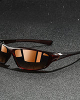 Hedda | Sportliche Polarized-Sonnenbrille in Bronze