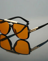 Zayloris - Premium Retro-Sonnenbrille in Orange