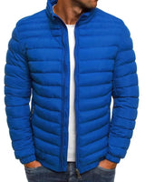 Daniel | Warme Winterliche Jacke in Blau