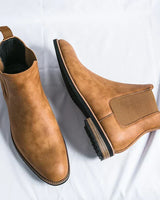 Elias | Chelsea-Stiefel aus Leder in Espressobraun