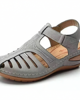 Nova - Sandalen mit Klettverschluss in Grau