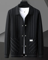 Chelson - Elegante Strickjacke Damen in Premium-Qualität in Schwarz