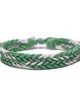 Gjergj – Modisches Seilarm Band in Grün