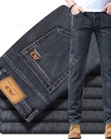 Logan™ | Premium-Stretch-Denim-Jeans in Rauchgrau