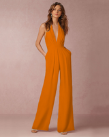 Mette | Everyday-Jumpsuit mit Weitem Bein in Orange