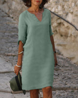 Sara - Stylisches Sommerkleid in Hellgrün