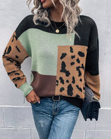 Lirayae - Plüschstrick-Pullover in Schwarz