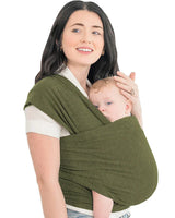 Rückenunterstützende Babytrage - CuddleWrap in Grün