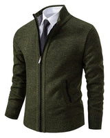 Anton | Eleganter Premium-Cardigan in Grün