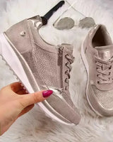 Ava - Sneaker mit Reißverschluss in Rosa