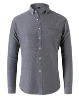 Gherasim – Elegantes Oxford-Hemd in Grau