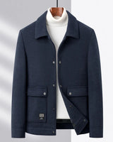 Corlan - Elegante Herbstjacke für Herren in Blau