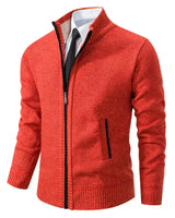 Anton | Eleganter Premium-Cardigan in Rot