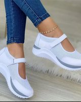 Emilia - Sneaker mit Klettverschluss in Weiß