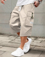 Chicago™ Cargo-Shorts mit bequemem Sitz und verlängerter Länge in Beige