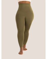 Livia | Bauchweg High-Waist Shaper-Leggings – Rutschfest & Figurformend in Grün