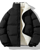 Predrag – Übergroß Winter Daunen Jacke in Schwarz