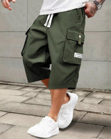 Chicago™ Cargo-Shorts mit bequemem Sitz und verlängerter Länge in Grün
