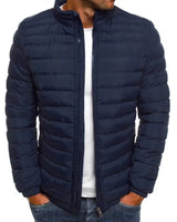 Daniel | Warme Winterliche Jacke in Marineblau