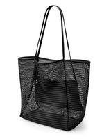 SERENITY TOTE | DEINE ENTSPANNTE BEACH BAG FÜR JEDEN SOMMER in Schwarz