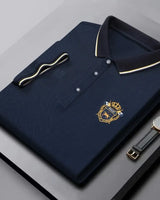 Garen - Soft-Touch-Poloshirt in Marineblau