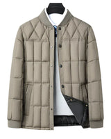 Leichte Herren-Steppjacke in Beige - Noud in Khaki