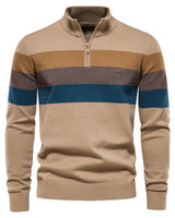 Neuhaus - Stilvoller Pullover mit Stehkragen in Khaki