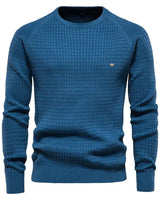 Falk | Pullover mit Karomuster in Blau