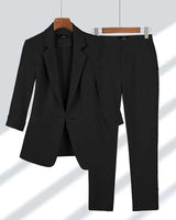 Elena | Luxuriöses Blazer-Set in Schwarz