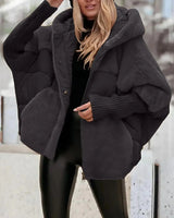 Berlin™ Jacke mit hochwertiger Puffer- und Plüsch-Verarbeitung / Anspruchsvoller Komfort für Damen mit Präsenz! in Schwarz