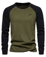 Lambert | Longsleeve mit Raglanärmeln in Grün