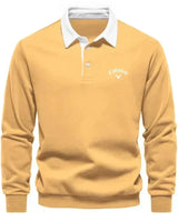 Aron | Golf Polo Pullover in Gelb