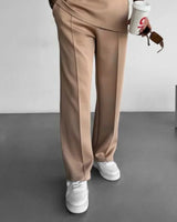 Zurich™ Hose im Maßgeschneiderten Stil mit Lockerer Passform in Khaki