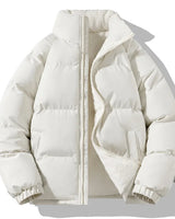 Predrag – Übergroß Winter Daunen Jacke in Weiß