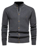 Ottmar | Exklusive Baumwoll-Cardigan in Grau