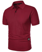 Horatio - Knitterfreies Sommer-Poloshirt in Rot